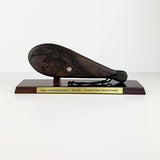 Mahogany Maori Patu with Koru Carving - ShopNZ