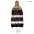 Maori Feather Korowai - Black Brown White and Jade - ShopNZ