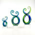 Maori Glass Twist Koru Trophy or Ornament - 3 Sizes - ShopNZ