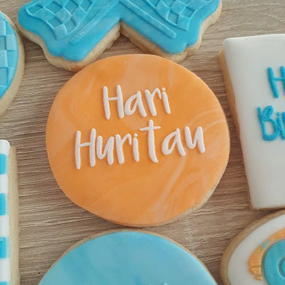 Maori Hari Huritau Happy Birthday Fondant Icing Stamp - ShopNZ