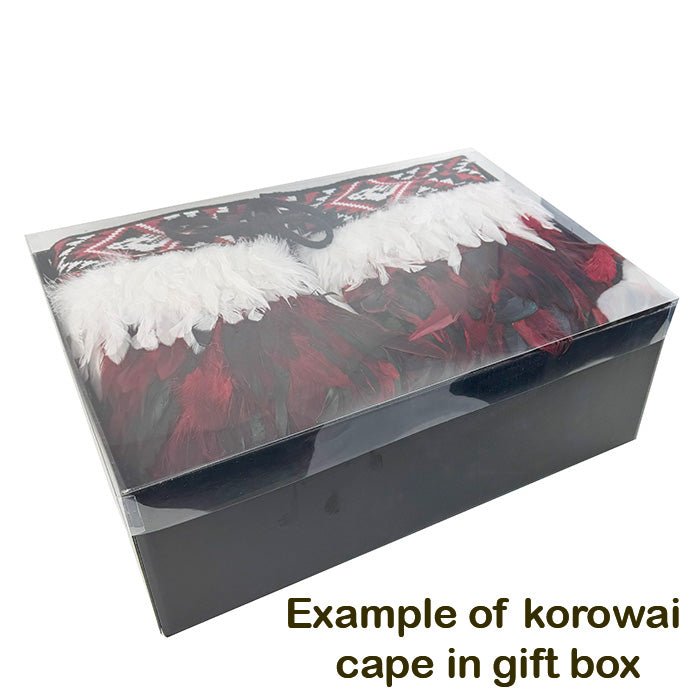 Maori Korowai Cape in Purple and White - ShopNZ