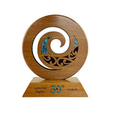 Maori Koru Trophy on Large Engravable Stand - ShopNZ