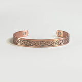 Maori Kowhaiwhai Koru Copper Bracelet - ShopNZ
