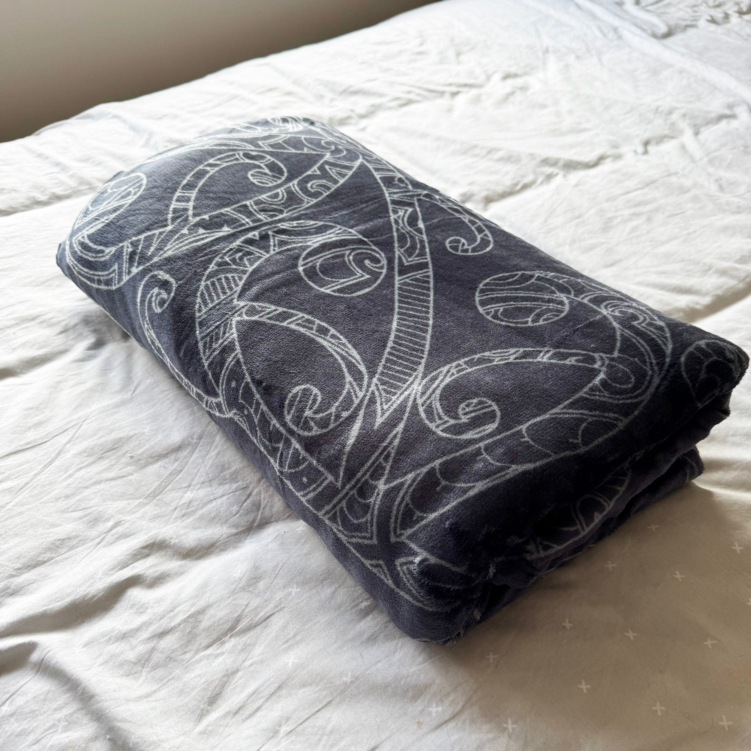 Māori Kowhaiwhai Rafter Pattern Soft and Thick Fleece Blanket - ShopNZ