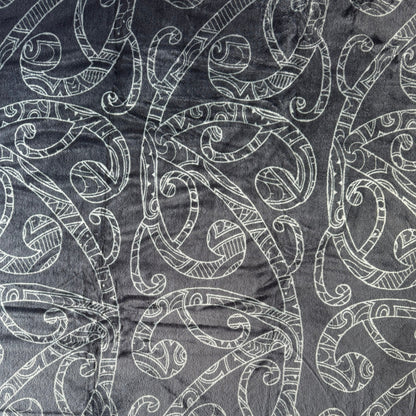 Māori Kowhaiwhai Rafter Pattern Soft and Thick Fleece Blanket - ShopNZ