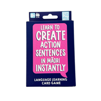 Māori Language Card Game - Learn How To Create Action Sentences - ShopNZ