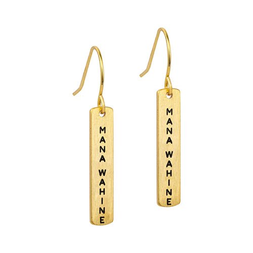 Māori Mana Wahine Strong Woman Earrings - ShopNZ