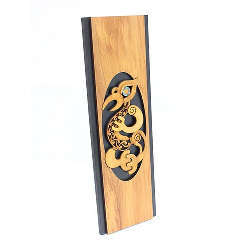 Maori Manaia Rimu Wall Art - ShopNZ