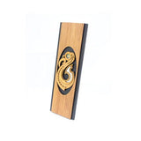 Maori Matau Fish Hook Rimu Wall Art - ShopNZ