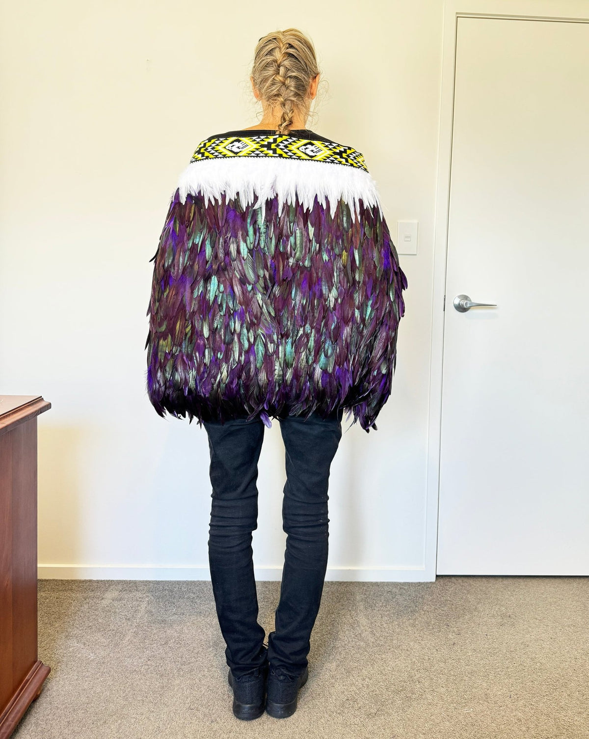 Māori Ngāti Porou Māori Feather Korowai Cape - ShopNZ