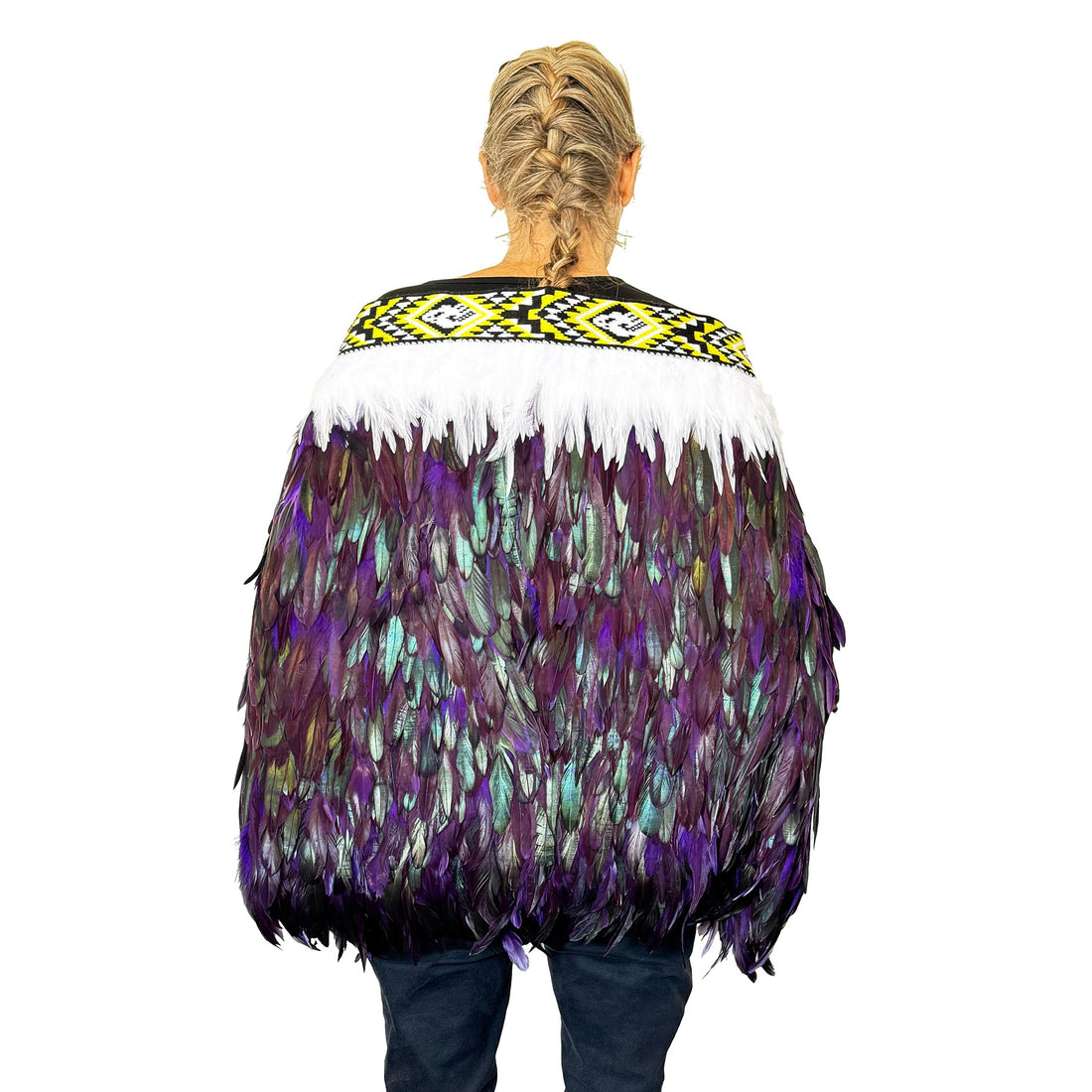 Māori Ngāti Porou Māori Feather Korowai Cape - ShopNZ