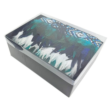 Maori Paua Blue Korowai Cape - ShopNZ
