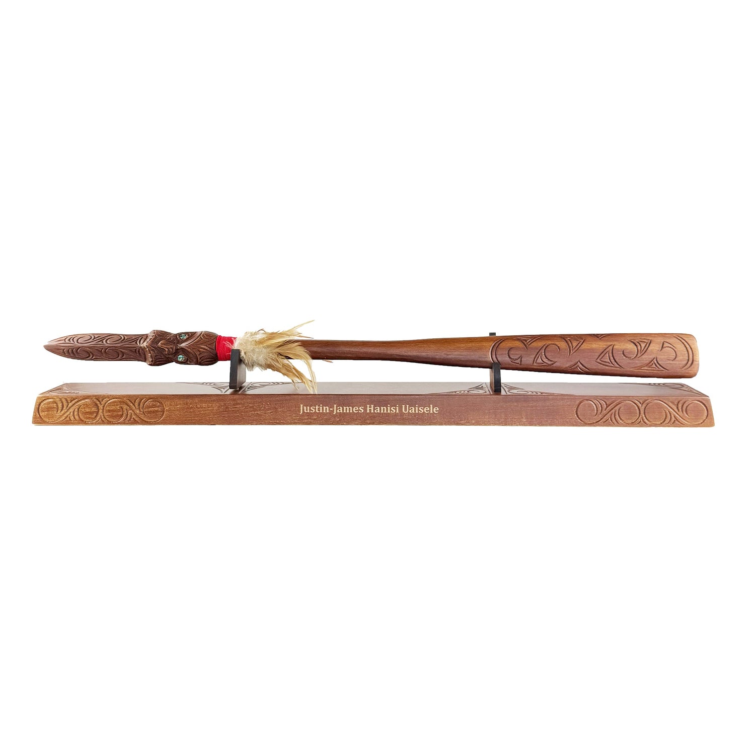 Māori Taiaha on Stand - ShopNZ