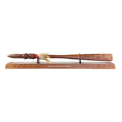 Māori Taiaha on Stand - ShopNZ