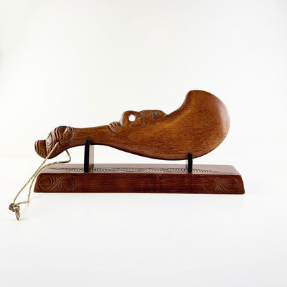 Maori Wahaika - Stand and Presentation Box or Bag Optional - ShopNZ