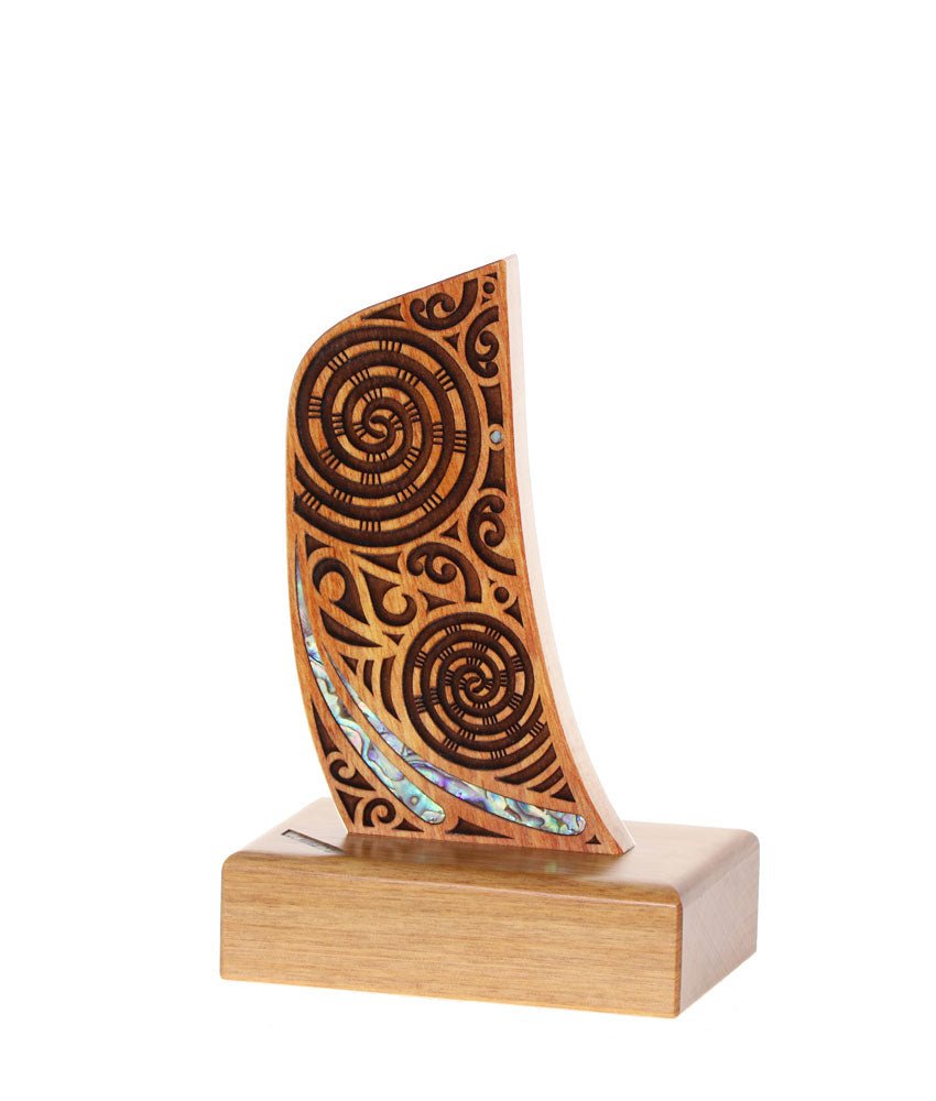 Maori Waka Canoe Stern Leadership Trophy - ShopNZ