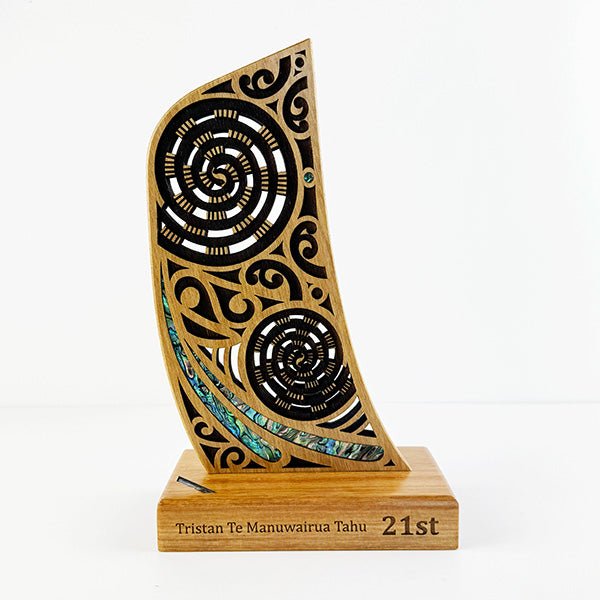 Maori Waka Canoe Stern Leadership Trophy - ShopNZ