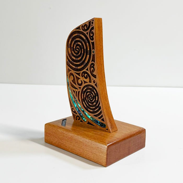 Maori Waka Canoe Stern Leadership Trophy - ShopNZ