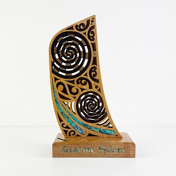 Maori Waka Canoe Stern Leadership Trophy - ShopNZ
