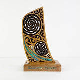 Maori Waka Canoe Stern Leadership Trophy - ShopNZ