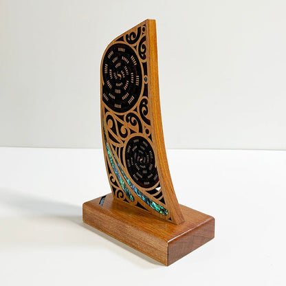 Maori Waka Canoe Stern Leadership Trophy - ShopNZ