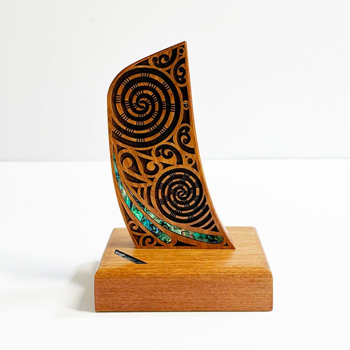 Maori Waka Canoe Stern Leadership Trophy - ShopNZ