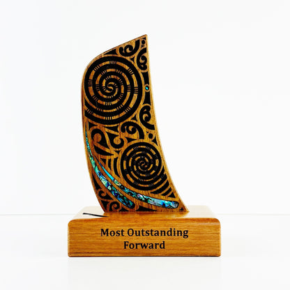 Māori Waka Canoe Stern Leadership Trophy - ShopNZ
