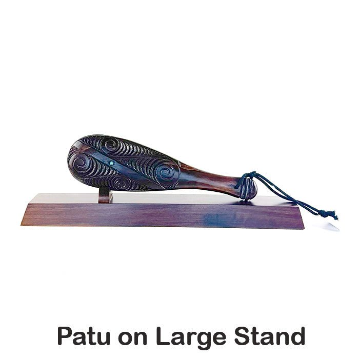 Medium Maori Patu on Stand - ShopNZ