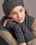 Merino Possumsilk Cable Long Gloves - ShopNZ