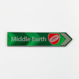 Middle Earth LOTR NZ Road Sign Fridge Magnet - ShopNZ