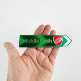 Middle Earth LOTR NZ Road Sign Fridge Magnet - ShopNZ