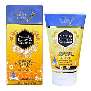 Natural Land Manuka Honey Coconut Hand and Body Cream - ShopNZ