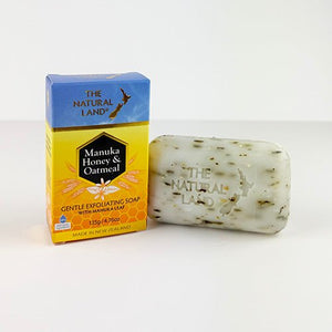 Natural Land Manuka Honey Oatmeal Exfoliating Soap - ShopNZ
