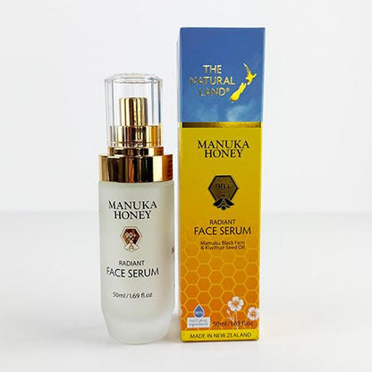 Natural Land Manuka Honey Radiant Face Serum - ShopNZ
