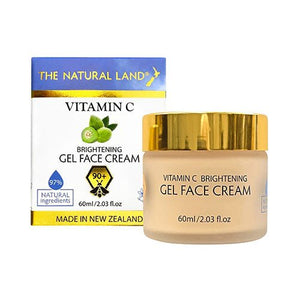 Natural Land Vitamin C Gel Face Cream Moisturiser - ShopNZ