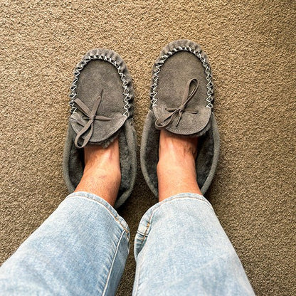 New Zealand Sheepskin Moccasins with Driving Sole - ShopNZ