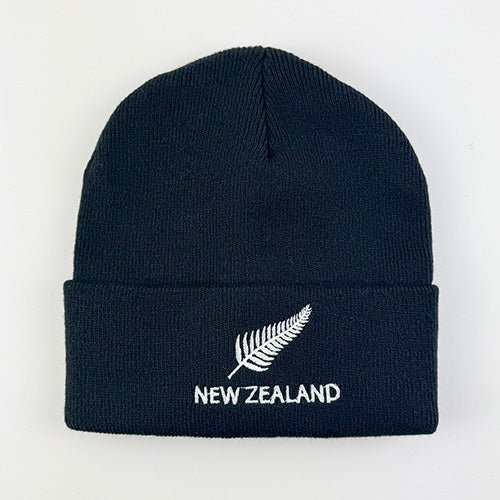 New Zealand Silver Fern Beanie Hat - ShopNZ