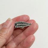 New Zealand Silver Fern Pinback Badge - ShopNZ