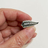 New Zealand Silver Fern Pinback Badge - ShopNZ