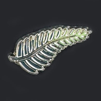 New Zealand Silver Fern Pinback Badge - ShopNZ