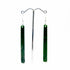 Ngai Tahu Pounamu 6.5cm Genuine Greenstone Stick Earrings - ShopNZ