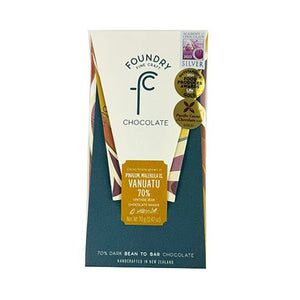NZ Award Winning Foundry Vanuatu 70pc Dark Chocolate - ShopNZ