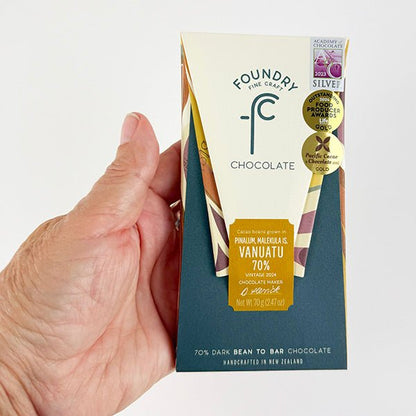 NZ Award Winning Foundry Vanuatu 70pc Dark Chocolate - ShopNZ
