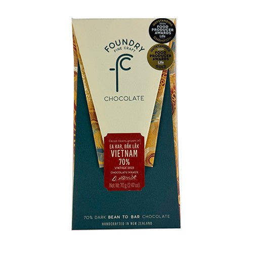 NZ Award Winning Foundry Vietnam 70pc Dark Chocolate - ShopNZ