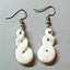 NZ Bone Maori Double Twist Earrings
