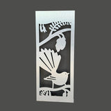 NZ Fantail on Kowhai Aluminium Panel - ShopNZ