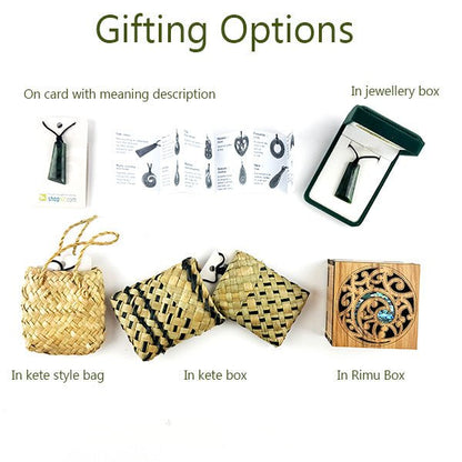 NZ Greenstone Toki Pounamu Necklace - ShopNZ