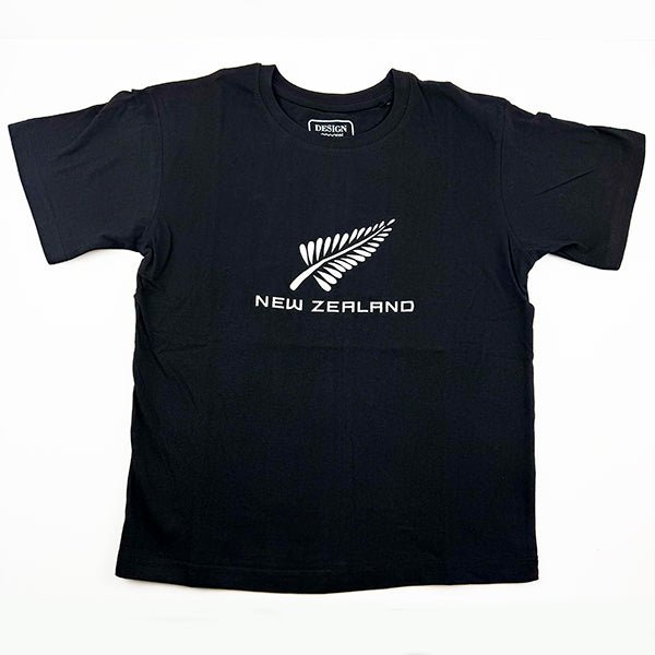 NZ Kids Silver Fern T-shirt - perfect for looking like a national sports star - ShopNZ