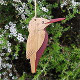 NZ Kotare Kingfisher Hanging Ornament - ShopNZ