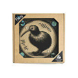 NZ Made Kiwi Bird Glass Plate and Stand - ShopNZ